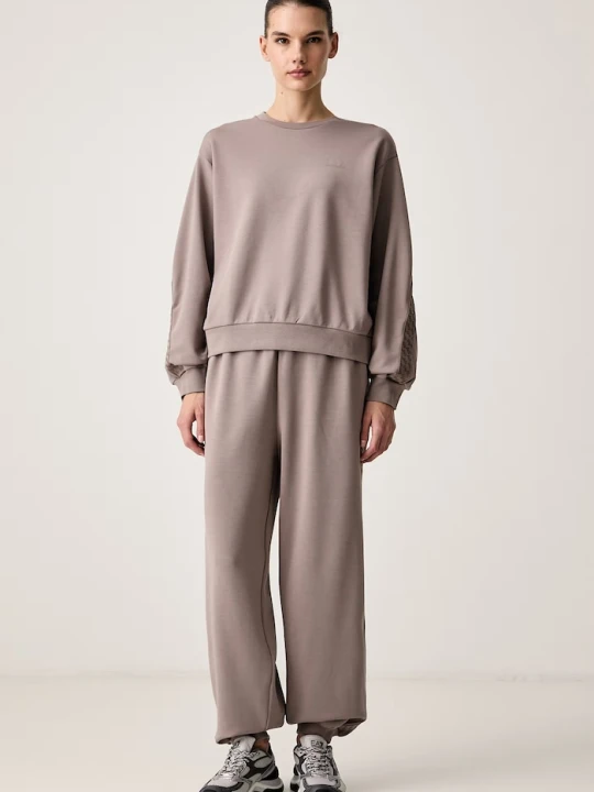 Zdjęcie produktu EA7 Emporio Armani komplet dresowy damski brązowy