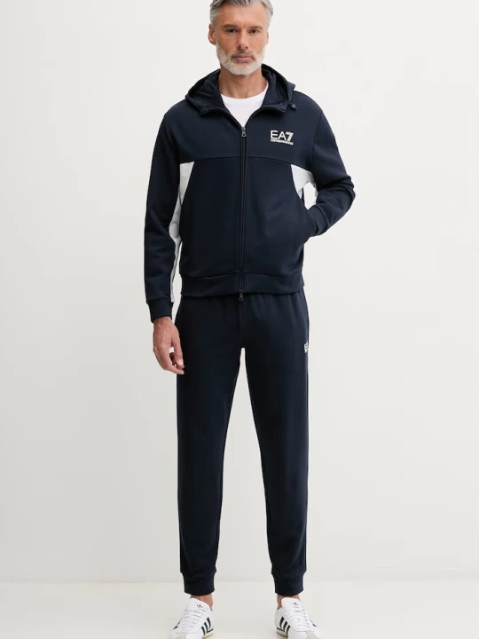 Zdjęcie produktu EA7 Emporio Armani komplet dresowy męski granatowy
