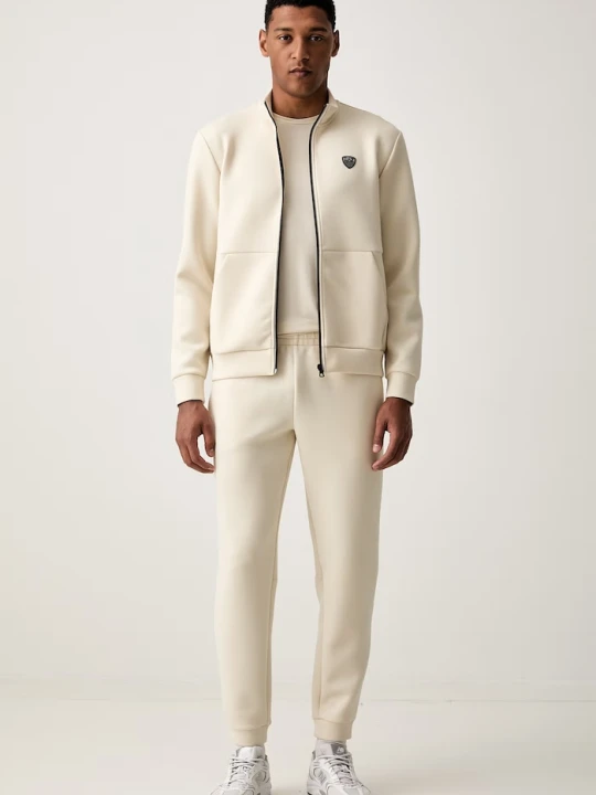 Zdjęcie produktu EA7 Emporio Armani komplet dresowy męski beżowy