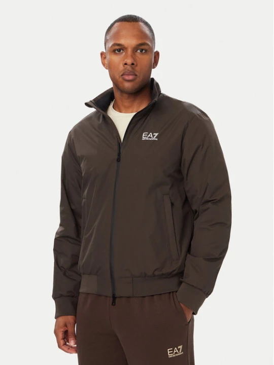Zdjęcie produktu EA7 Emporio Armani Kurtka bomber 8NPB20 PNFZZ U6027 Brązowy ciemny Regular Fit