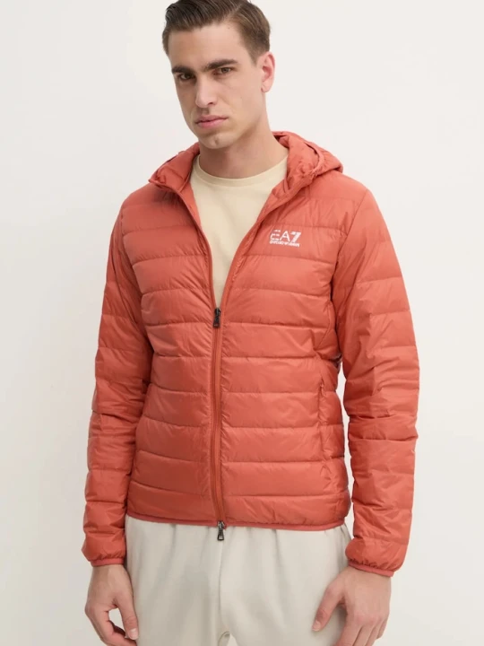 Zdjęcie produktu EA7 Emporio Armani kurtka puchowa męska pomarańczowy