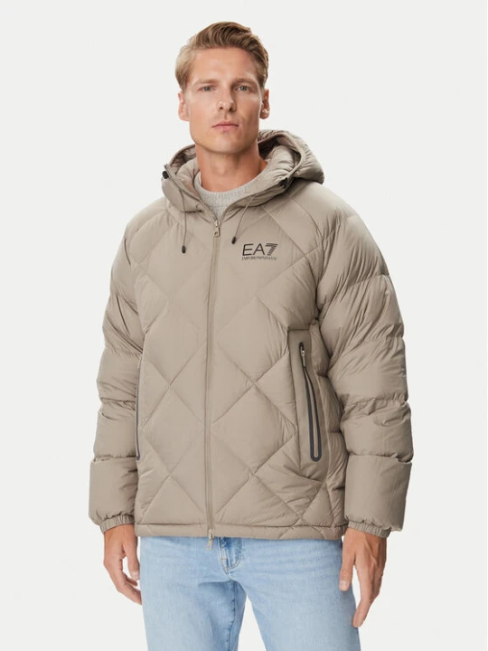 Zdjęcie produktu EA7 Emporio Armani Kurtka puchowa 7M002396 AF15923 U6167 Beżowy jasny Regular Fit