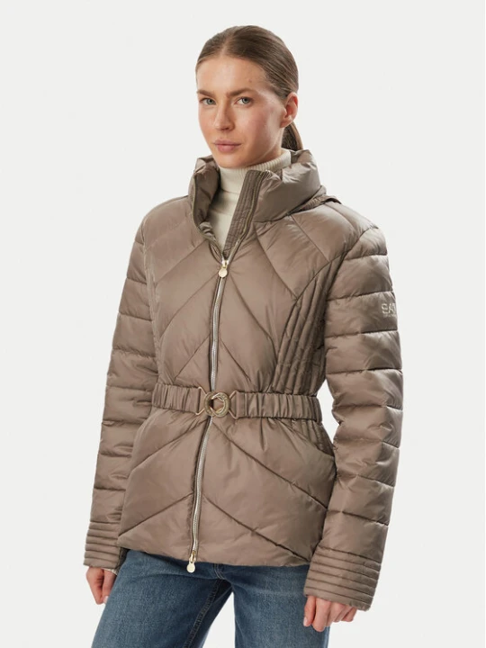 Zdjęcie produktu EA7 Emporio Armani Kurtka zimowa 7W001499 AF25639 U6100 Brązowy jasny Regular Fit