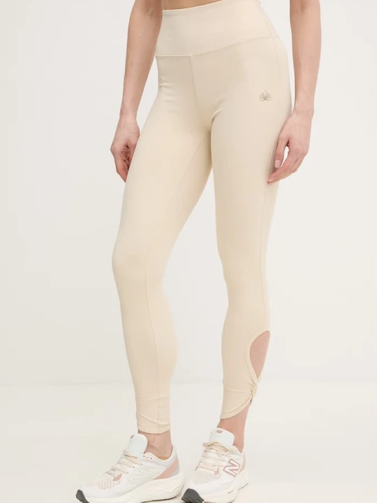 Zdjęcie produktu EA7 Emporio Armani legginsy treningowe beżowy