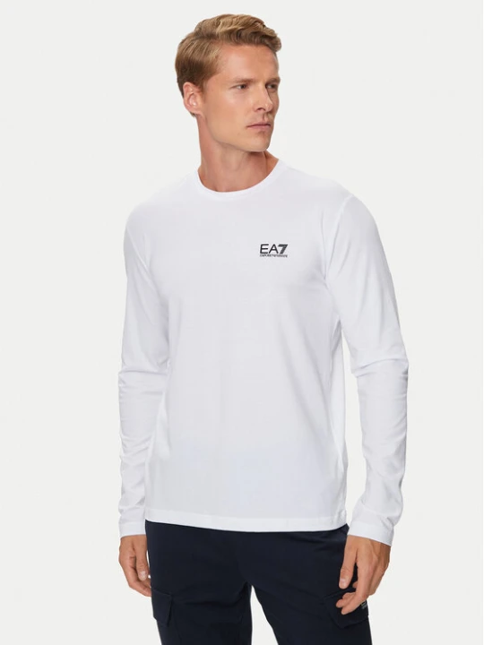 Zdjęcie produktu EA7 Emporio Armani Longsleeve 8NPT28 PJVQZ 1100 Biały Regular Fit