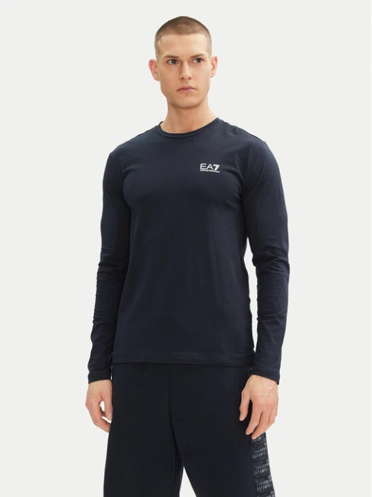 Zdjęcie produktu EA7 Emporio Armani Longsleeve 8NPT28 PJVQZ 1562 Granatowy Slim Fit