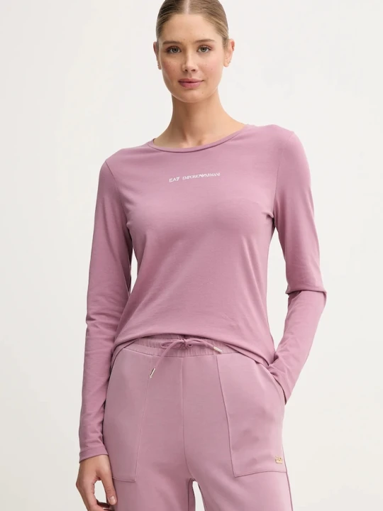 Zdjęcie produktu EA7 Emporio Armani longsleeve różowy