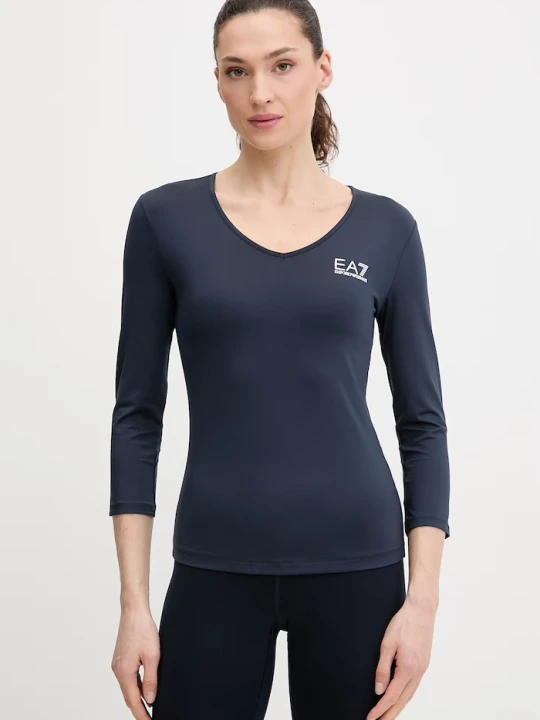 Zdjęcie produktu EA7 Emporio Armani longsleeve treningowy granatowy