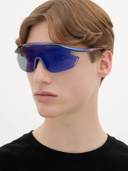 Zdjęcie produktu EA7 Emporio Armani okulary przeciwsłoneczne męskie niebieski