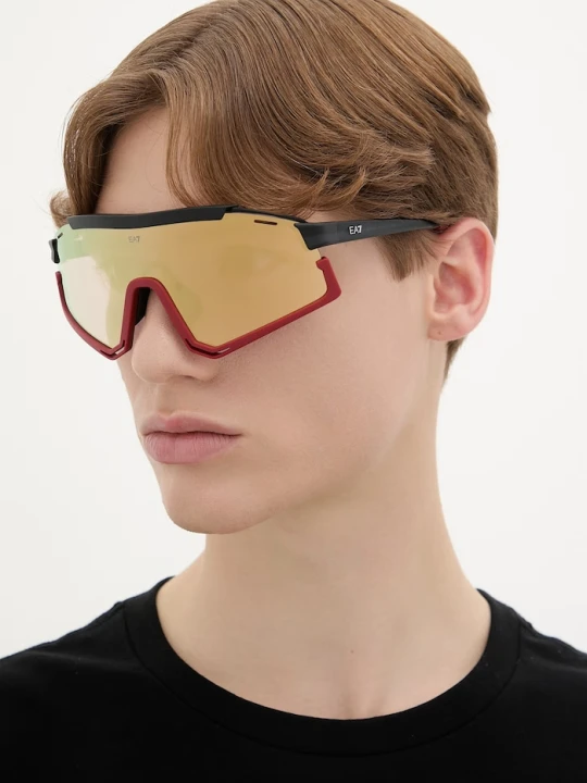 Zdjęcie produktu EA7 Emporio Armani okulary przeciwsłoneczne męskie czerwony