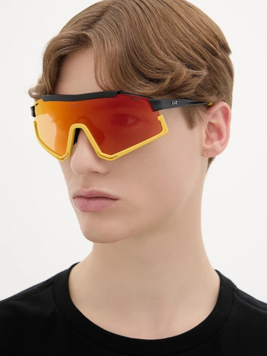Zdjęcie produktu EA7 Emporio Armani okulary przeciwsłoneczne męskie żółty