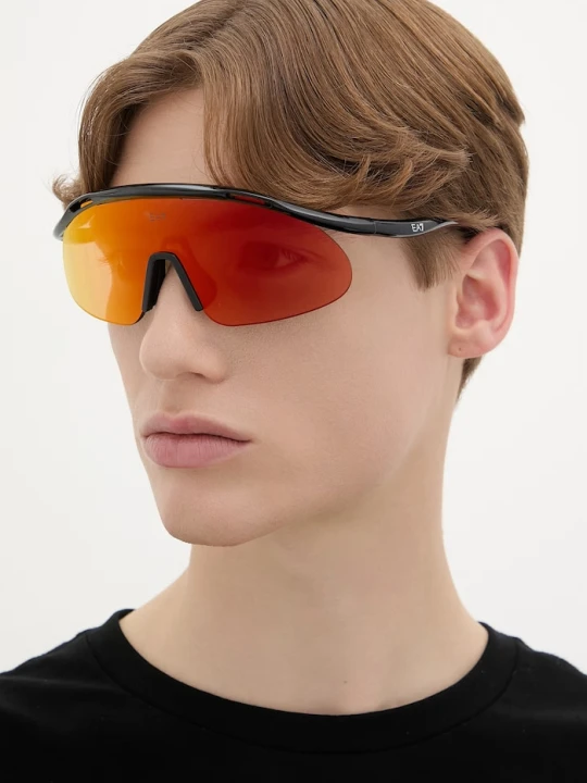 Zdjęcie produktu EA7 Emporio Armani okulary przeciwsłoneczne męskie czarny