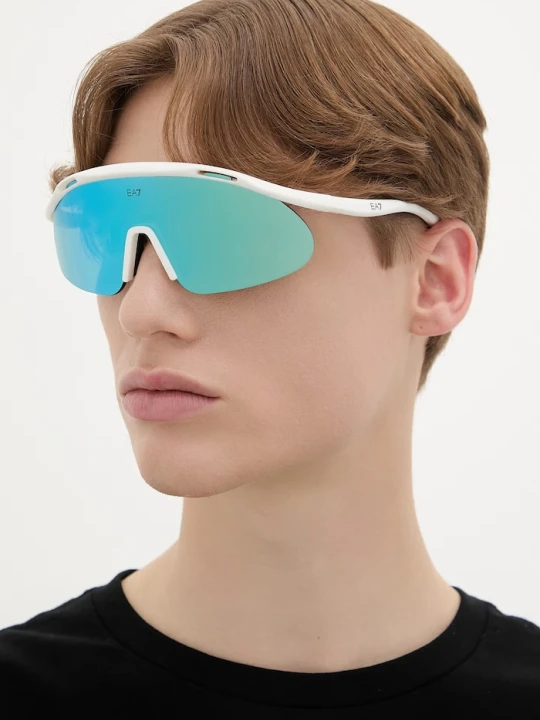 Zdjęcie produktu EA7 Emporio Armani okulary przeciwsłoneczne męskie biały