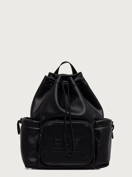 Zdjęcie produktu EA7 Emporio Armani plecak worek damski z imitacji skóry czarny
