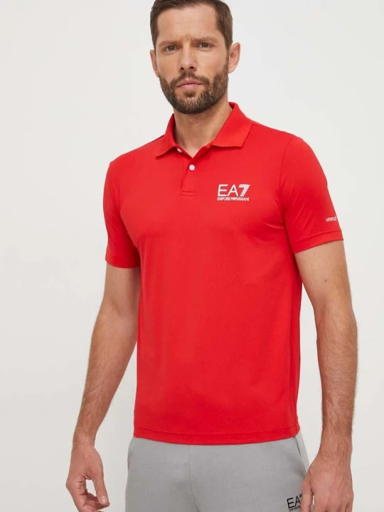 Zdjęcie produktu EA7 Emporio Armani polo czerwony