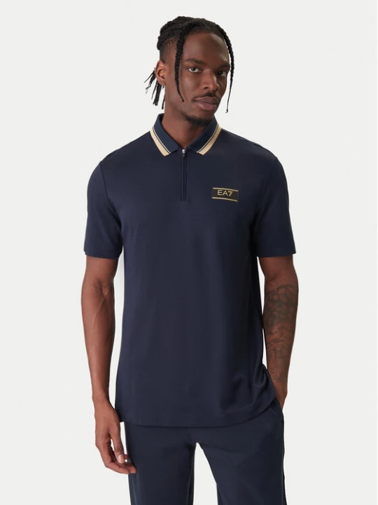 Zdjęcie produktu EA7 Emporio Armani Polo 7M001333 AF13739 UB102 Granatowy Regular Fit