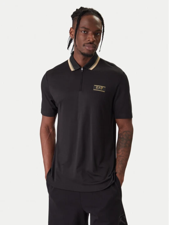 Zdjęcie produktu EA7 Emporio Armani Polo 7M001333 AF13739 UC001 Czarny Regular Fit