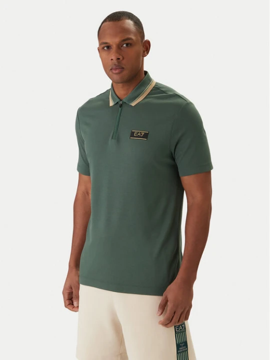 Zdjęcie produktu EA7 Emporio Armani Polo 7M001333 AF13739 Zielony Regular Fit