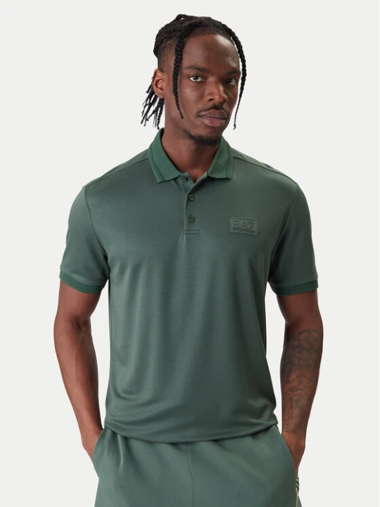 Zdjęcie produktu EA7 Emporio Armani Polo 7M001359 AF13862 U7260 Zielony Slim Fit