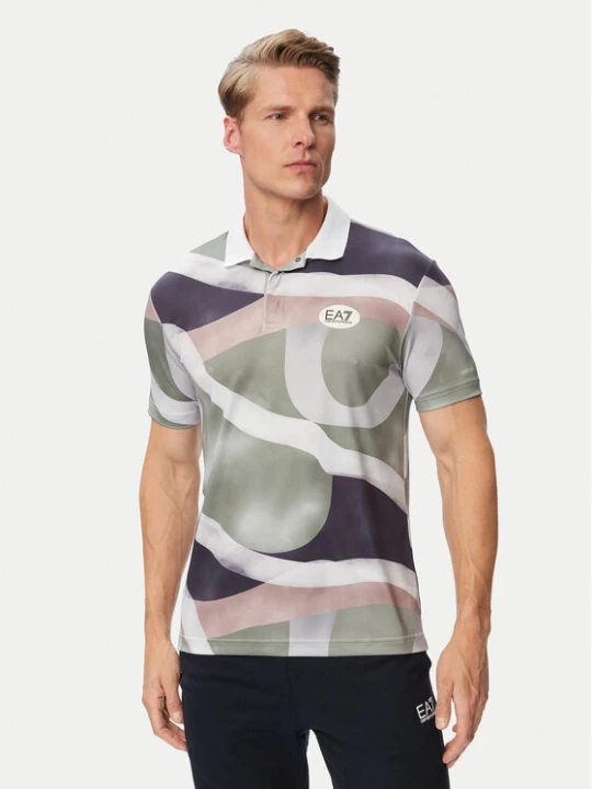 Zdjęcie produktu EA7 Emporio Armani Polo 7M001532 AF22175 F7077 Zielony Regular Fit
