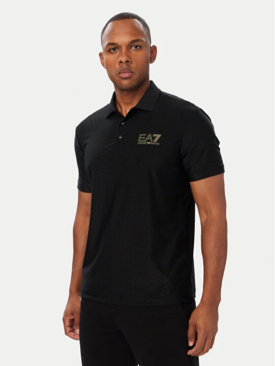 Zdjęcie produktu EA7 Emporio Armani Polo 7M002256 AF26529 UC001 Czarny Regular Fit