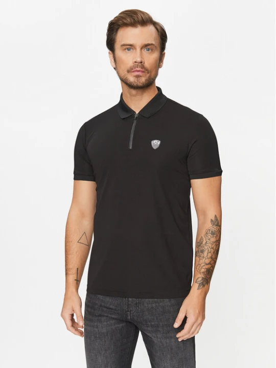 Zdjęcie produktu EA7 Emporio Armani Polo 8NPF13 PJRGZ 1200 Czarny Regular Fit