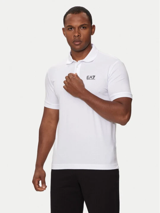Zdjęcie produktu EA7 Emporio Armani Polo 8NPF14 PJVQZ 1100 Biały Regular Fit