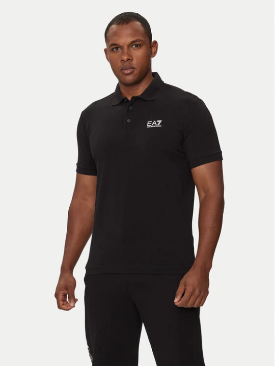Zdjęcie produktu EA7 Emporio Armani Polo 8NPF14 PJVQZ 1200 Czarny Regular Fit