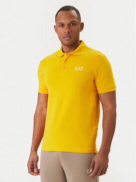 Zdjęcie produktu EA7 Emporio Armani Polo 8NPF14 PJVQZ U2102 Żółty Regular Fit