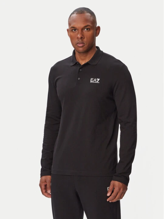 Zdjęcie produktu EA7 Emporio Armani Polo 8NPF17 PJVUZ 1200 Czarny Regular Fit