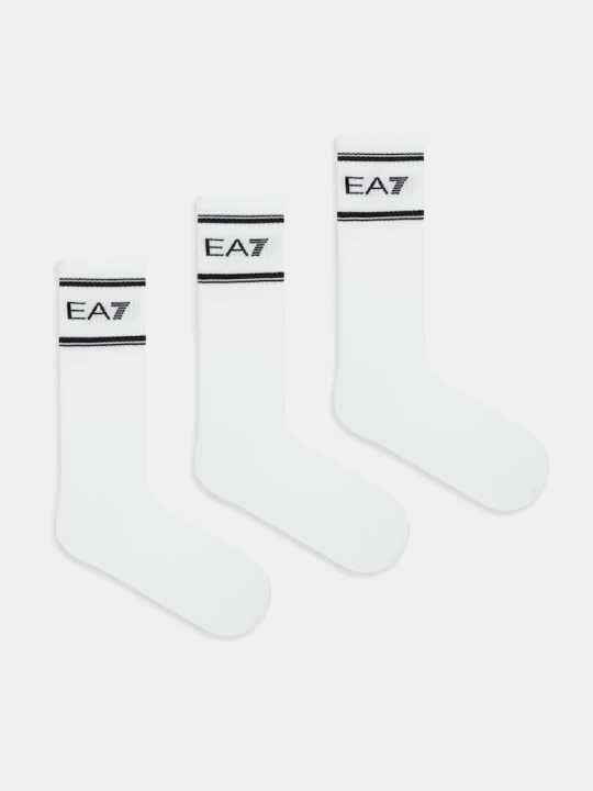 Zdjęcie produktu EA7 Emporio Armani skarpetki 3-pack biały