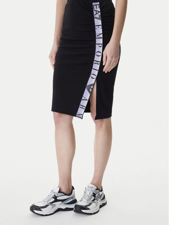 Zdjęcie produktu EA7 Emporio Armani Spódnica midi 7W001156 AF12501 Czarny Slim Fit