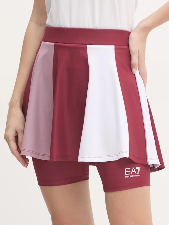 Zdjęcie produktu EA7 Emporio Armani spódnica sportowa bordowy