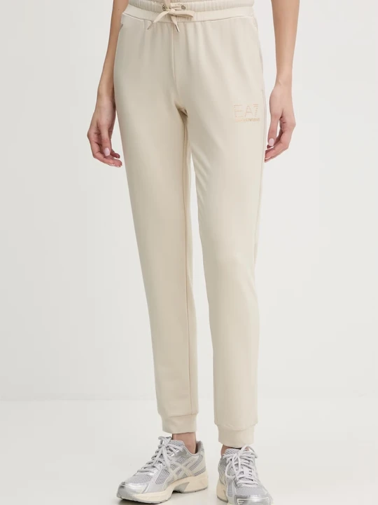 Zdjęcie produktu EA7 Emporio Armani spodnie dresowe beżowy