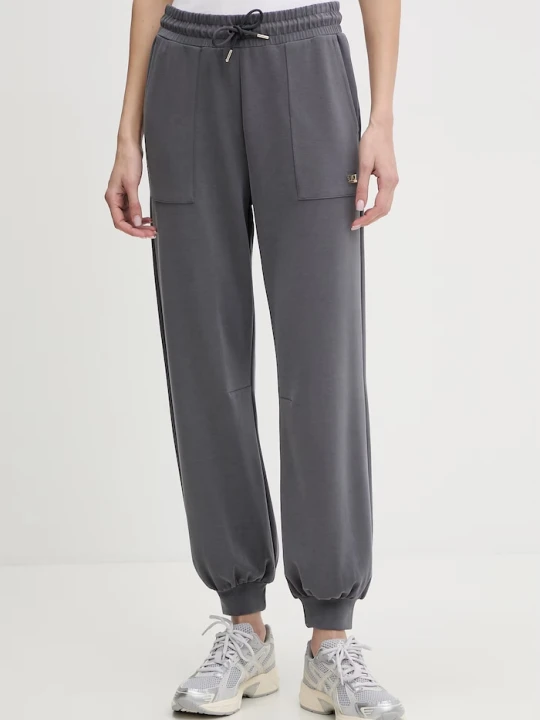 Zdjęcie produktu EA7 Emporio Armani spodnie dresowe damskie z modalem szary