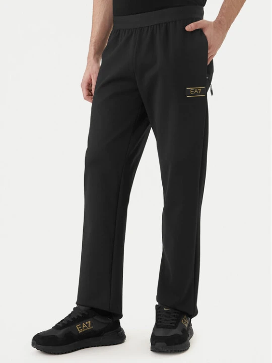 Zdjęcie produktu EA7 Emporio Armani Spodnie dresowe 7M001336 AF16658 UC001 Czarny Regular Fit