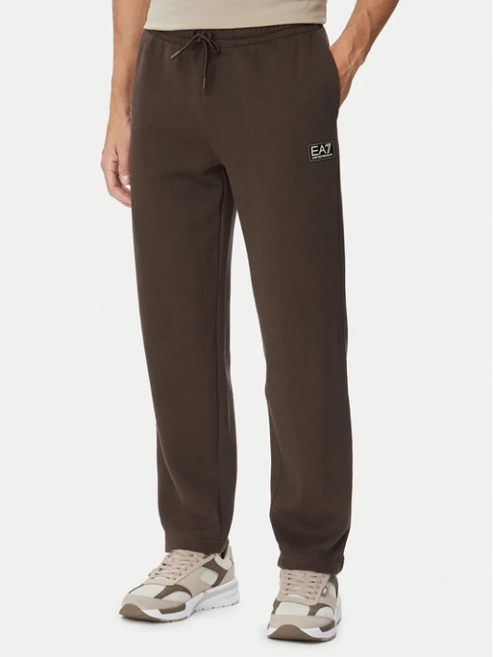 Zdjęcie produktu EA7 Emporio Armani Spodnie dresowe 7M002235 AF21822 U6027 Brązowy ciemny Regular Fit
