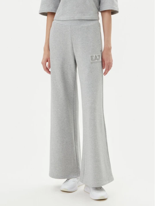 Zdjęcie produktu EA7 Emporio Armani Spodnie dresowe 7W000179 AF12473 O8002 Szary Wide Leg