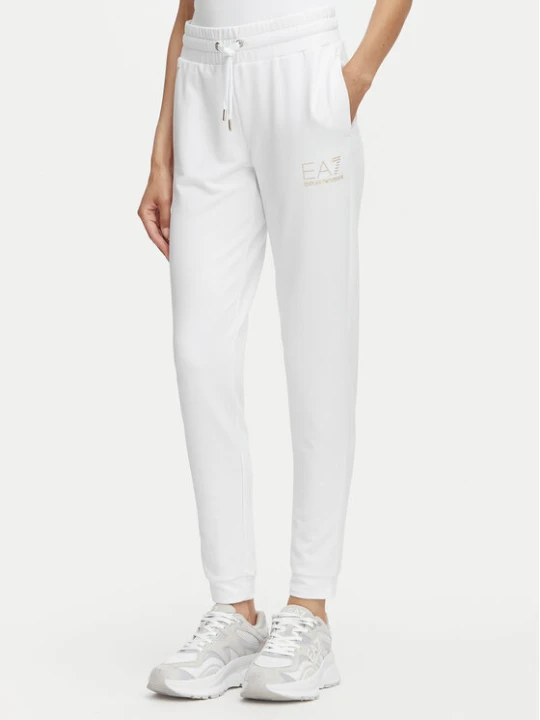 Zdjęcie produktu EA7 Emporio Armani Spodnie dresowe 8NTP66 TJ9RZ U0002 Biały Regular Fit