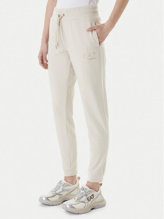 Zdjęcie produktu EA7 Emporio Armani Spodnie dresowe 8NTP66 TJ9RZ U1088 Beżowy Regular Fit