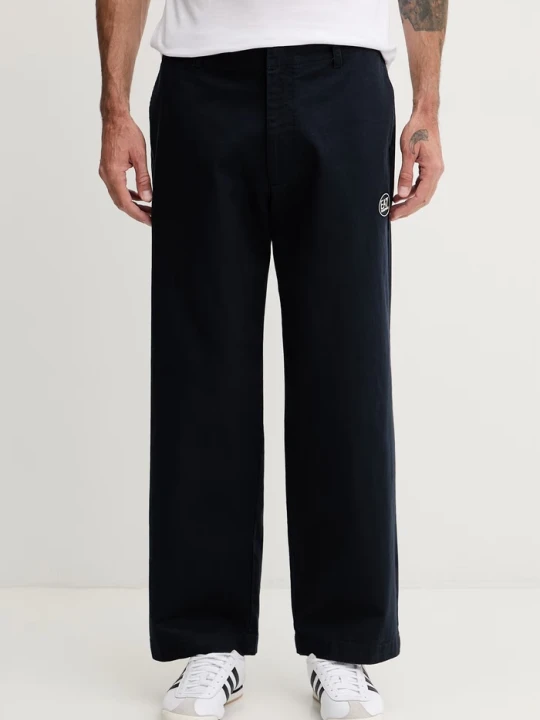 Zdjęcie produktu EA7 Emporio Armani spodnie męskie bawełniane granatowy