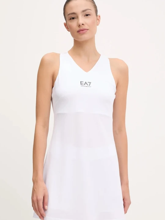 Zdjęcie produktu EA7 Emporio Armani sukienka sportowa biały