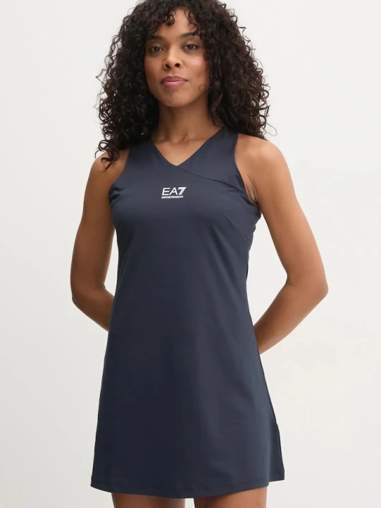 Zdjęcie produktu EA7 Emporio Armani sukienka sportowa granatowy