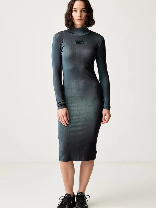 Zdjęcie produktu EA7 Emporio Armani sukienka turkusowy