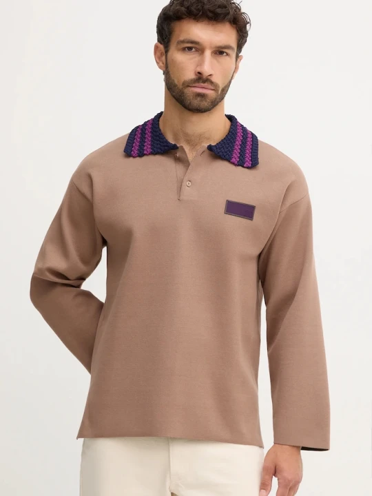 Zdjęcie produktu EA7 Emporio Armani sweter brązowy