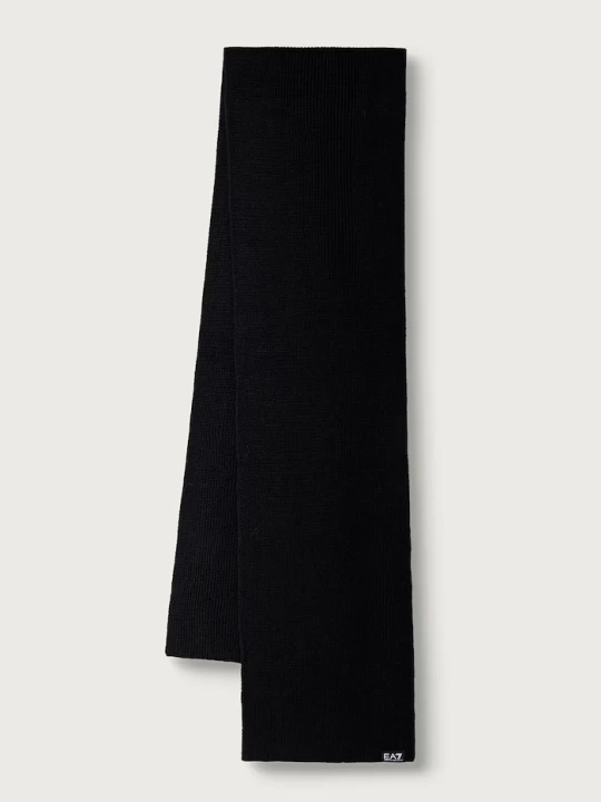 Zdjęcie produktu EA7 Emporio Armani szalik z wełną czarny