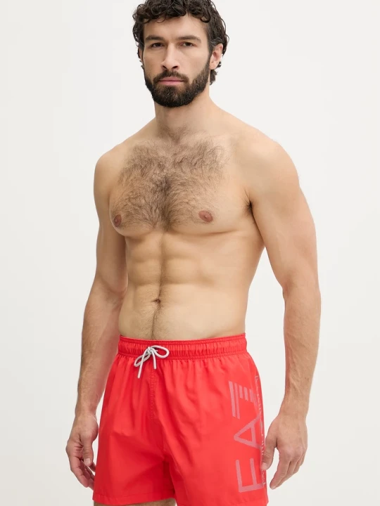 Zdjęcie produktu EA7 Emporio Armani szorty kąpielowe męskie czerwony