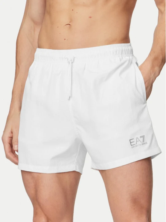Zdjęcie produktu EA7 Emporio Armani Szorty kąpielowe 7M001677 AF13019 M0076 Biały Regular Fit