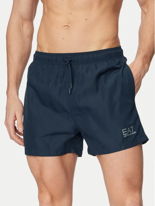 Zdjęcie produktu EA7 Emporio Armani Szorty kąpielowe 7M001677 AF13019 MB010 Granatowy Regular Fit