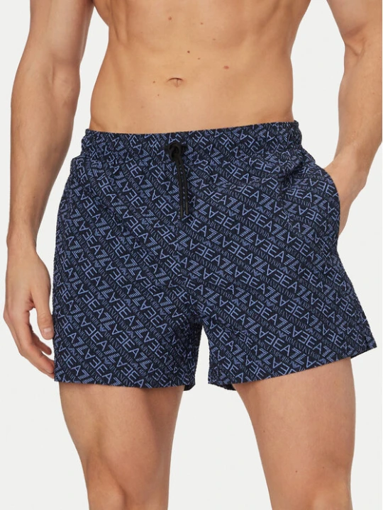 Zdjęcie produktu EA7 Emporio Armani Szorty kąpielowe 7M001677 AF21249 MB461 Granatowy Regular Fit